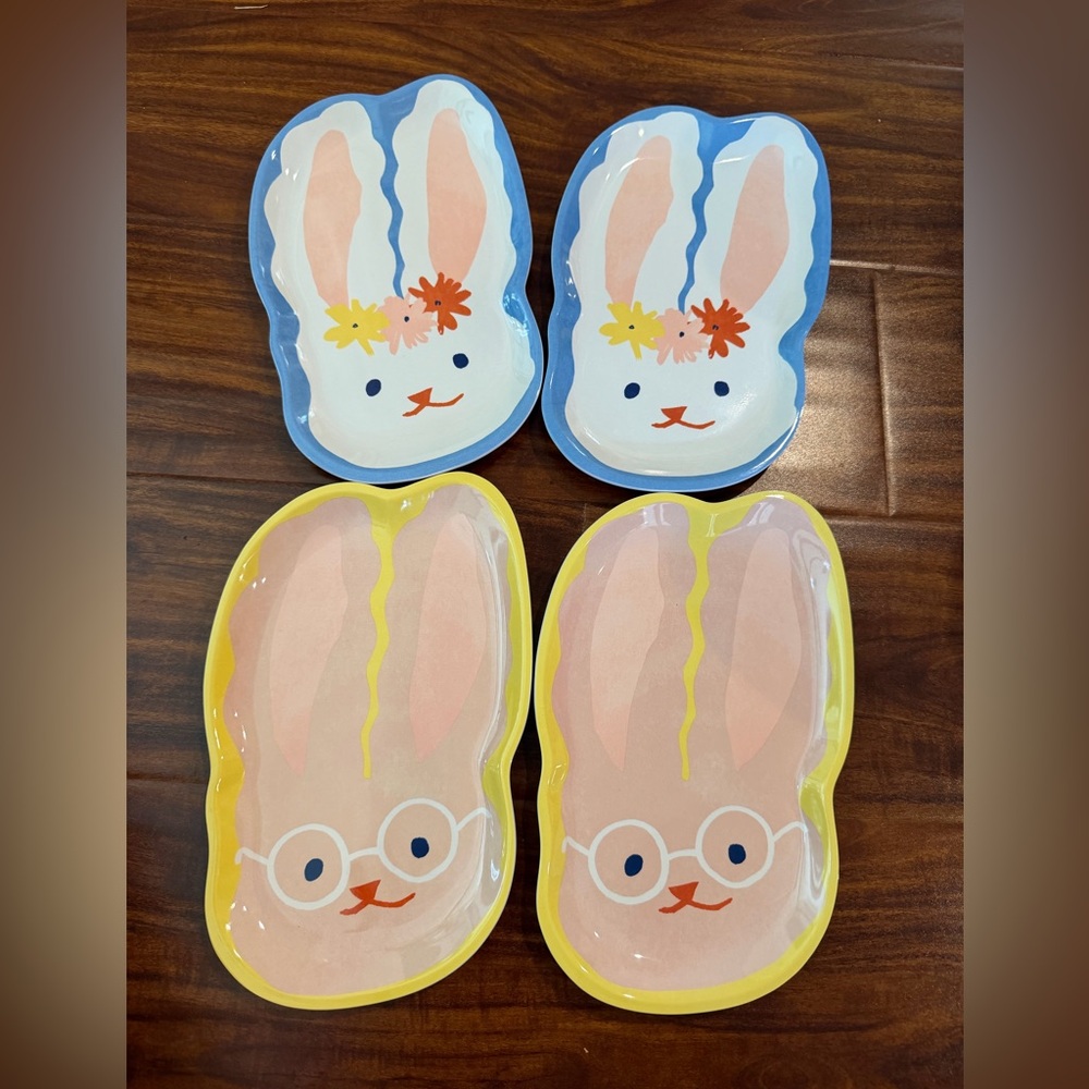 Target Spritz Easter Bunny Plates set of 4